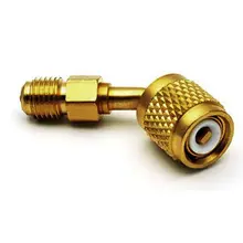 Aliexpress - 1/4 turn 5/16 conversion head adapter all copper r410 reducer with valve core air conditioning refilling connector