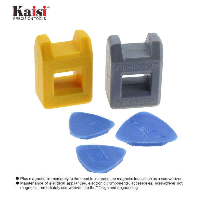 

Kaisi 5in1Mini Screwdriver Plus Magnetic Device Strong Degaussing Demagnetizer Batch Head Magnetizer Rapid Magnetizer Tool Set