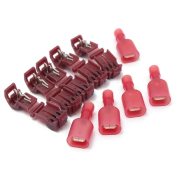

T-Tap Wire Terminal Electrical Wire Crimp Cable Prevent Sliding Out 220pcs