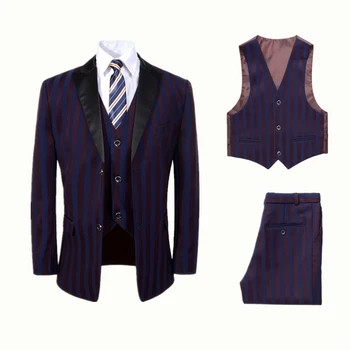 

Baby Boys Suit Wedding Dress Formal Costume School Uniform Kids Prince 3 Pieces Set Christmas Birthday Present