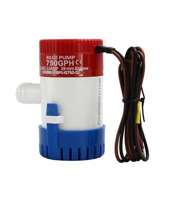 

SFBP1-G750-01 750GPH mini boat bilge pump 12V kayak rule water electric dc 750 gph volt manual marine pressure