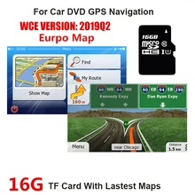 Подходит для системы WCE автомобильный gps-навигатор 16 Гб Micro SD карта последней Европы карта Италия, Франция, Великобритания, Испания, Турция, Германия, Австрия и т. д