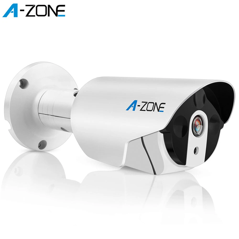 A-ZONE POE IP камера 1080P наружная Водонепроницаемая ONVIF аудио Запись H.264 2.0MP P2P домашняя CCTV камера видеонаблюдения