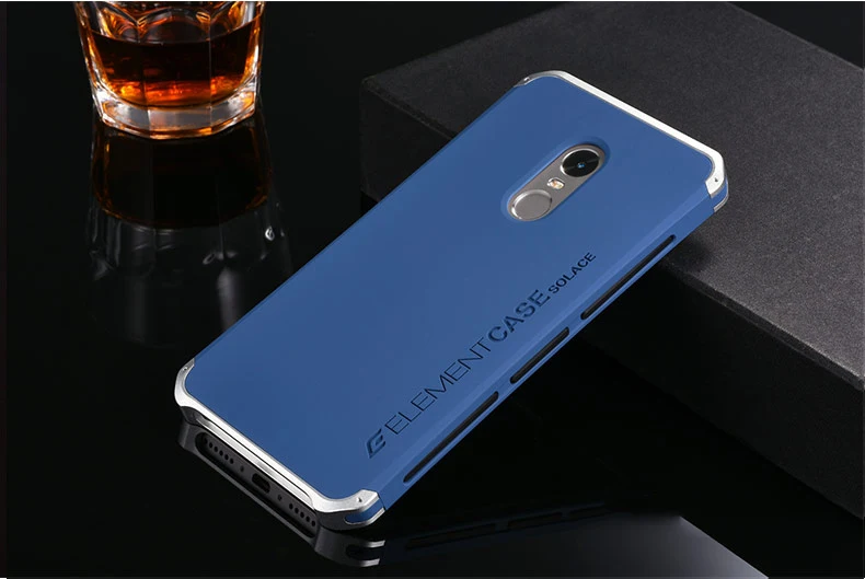 Blue Silver Global противоударный бронированный чехол для Xiaomi Redmi Note 4 чехол металлический каркас жесткий алюминиевый Гибридный ПК задняя крышка для Redmi Note 4X - Цвет: Blue Silver