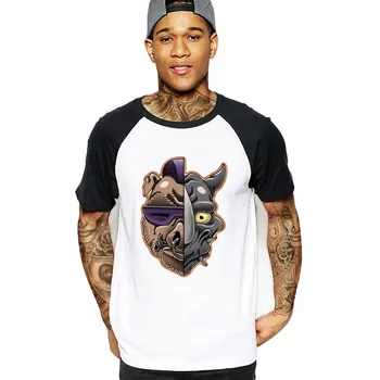 

2020 streetwear Gruesome Oni Twosome tmnt teenage mutant ninja turtles bebop rocksteady mask Men hip hop t shirt male new tshirt