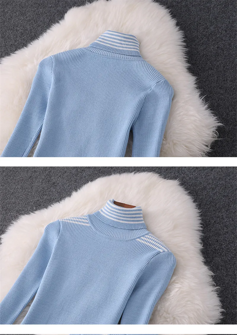 Top Brand Designer Women Sweater Skirt 2Pcs Set 2019 Autumn Winter High Neck Knit Top+Plaid Skirt Suit Set Lady Twinset
