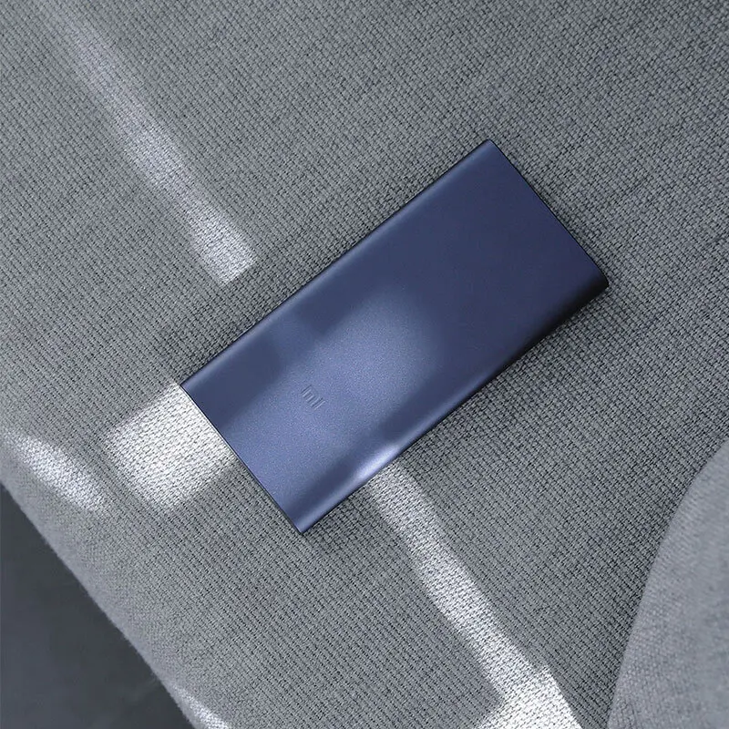 10000 мАч Xiaomi Mi внешний аккумулятор 2i внешний аккумулятор 18 Вт Быстрая Зарядка Внешний аккумулятор 10000 PLM09ZM с двойным USB выходом для телефона