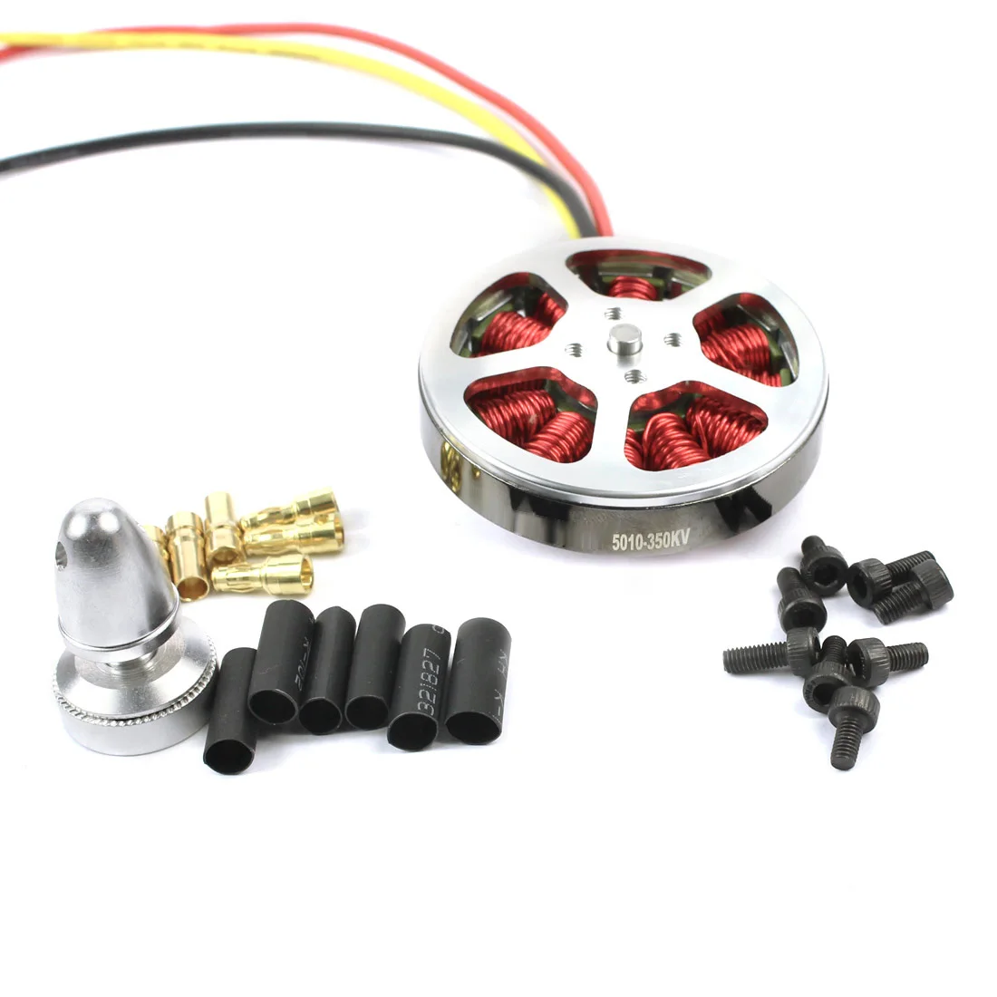 ShenStar 1pc 350KV Brushless Disk Motor High Thrust with Mount For RC Drone Plane Quadcopter MultiCopter Aircraft Motor Silver