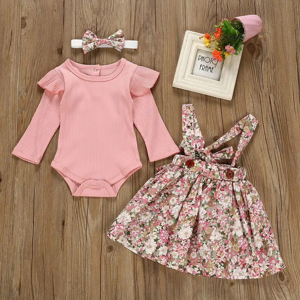 baby girl clothes with ruffles
