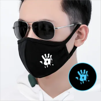 

Cotton Luminous Cool Mouth Masks Adjustable Washable Anti dust Mask Face Mouth-muffle MR148