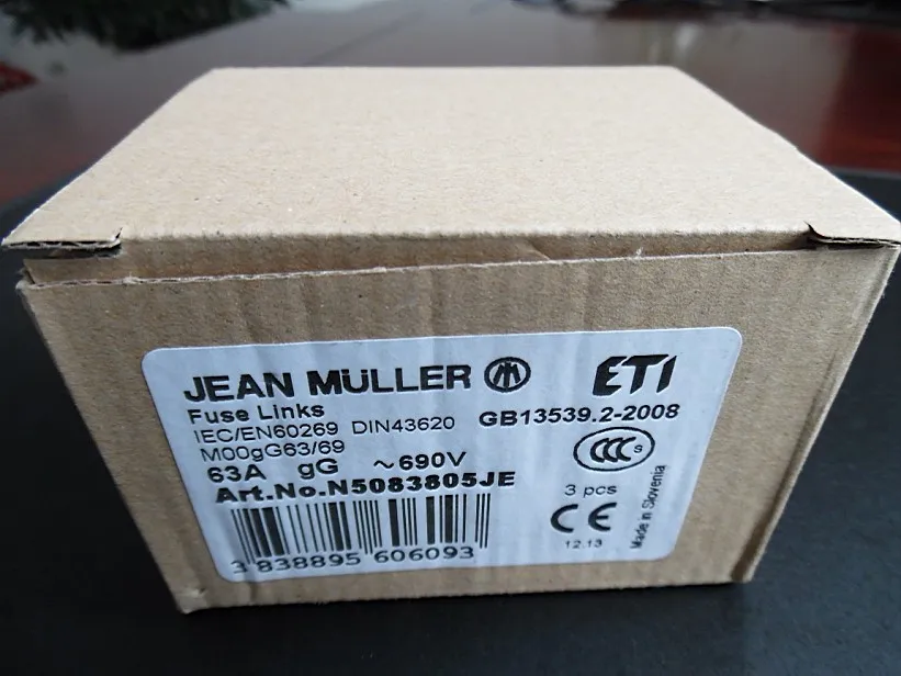 Предохранители: Jean muller NH00 63A 690V M00gG63/69 N5083805JE гг/M000gG16/69 M000gG25/69 M000gG35/69 M000gG40/69 M000gG50/69