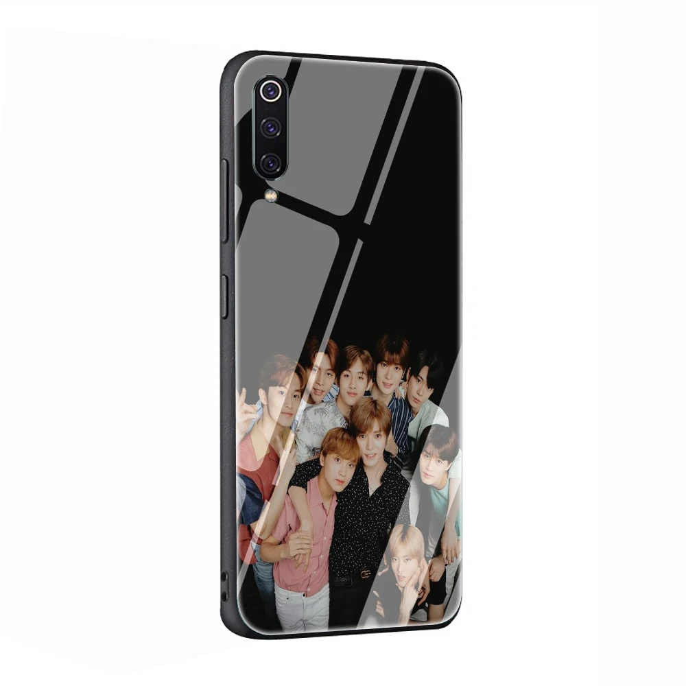 G3 EWAU NCT 127 Kpop мальчик группа закаленное стекло чехол для телефона для Xiaomi mi A1 A2 8 9 Красный mi 4X 6A Note 5 6 7 Pro Pocophone F1 - Цвет: G3