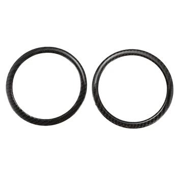 

Carbon Fiber Door Audio Speaker Circle Ring Cover Trim Fit for BMW E90 3 Series E84 X1 320I 325I