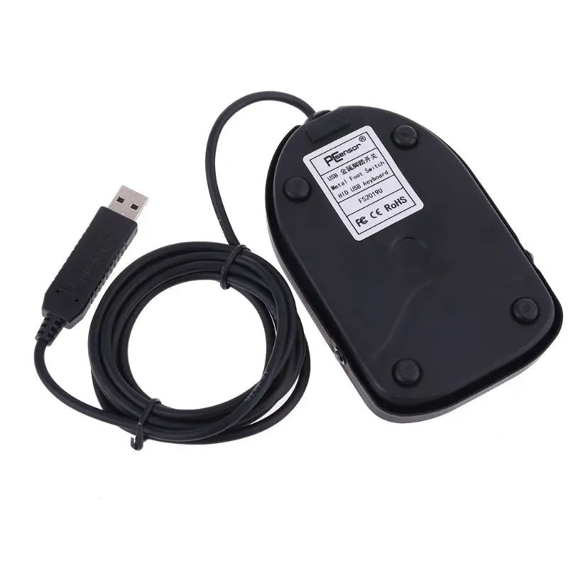 USB Металлический ножной переключатель управляемый контроллер педали настраиваемая клавиатура мультимедиа