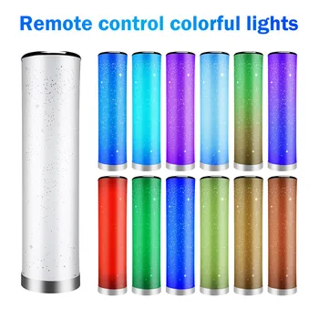 

60LED Hollow Colorful light Floor Lamp Romantic Atmosphere Lamp Decoration Remote change color 10W 500Lumen 1.5m power cord JS