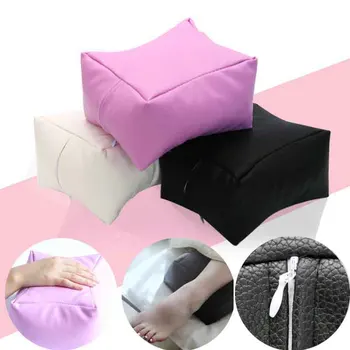 

Soft PU Nail Art Table Hand Rests Salon Hand and foot pillow waterproof Arm Rest Cushion Holder Nail Accessories nail art kit