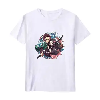 

Demon Slayer Women T Shirt Anime Awesome Tees Short Sleeve T-Shirt Plus Size