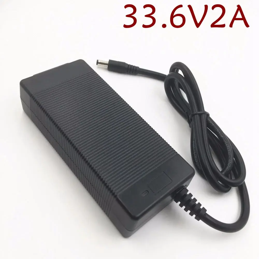 Chargeur Li-ion 33.6V 2A 67.2W pour batterie 28.8V 8S Ebike - Prise EU/US/UK/AU