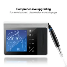 Татуировочная машина Princesse полуперманентный макияж машина Ручка Комплект иглы картридж бровей губ машина с питанием