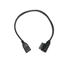 

Car USB AMI MMI Aux Cable Music Interface Media Adapter For Audi A3 8V S3 A4 B6 B7 B8 A6 Q7 for VW Passat Golf 6 Car Accessories