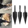 Firewood Machine Drill Wood Cone Reamer Punch Driver Drill Bit Split Drilling Tools 130x32mm ► Photo 1/6