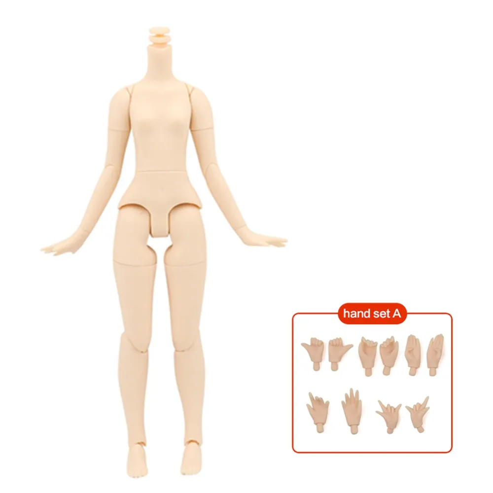 white skin hand A Blyth суставное тело нормальная кожа мужское тело 8,5 дюйма до 12 дюймов Blyth кукла для изменения в Blyth тело ледяная кукла licca - Цвет: white skin hand A