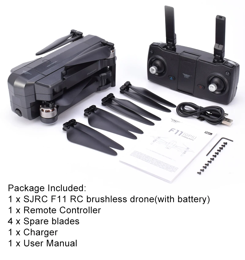 SJRC F11 Дрон с GPS с 5G Wifi FPV 1080P HD камера время полета 25 минут бесщеточный Квадрокоптер складной Дрон против SG906
