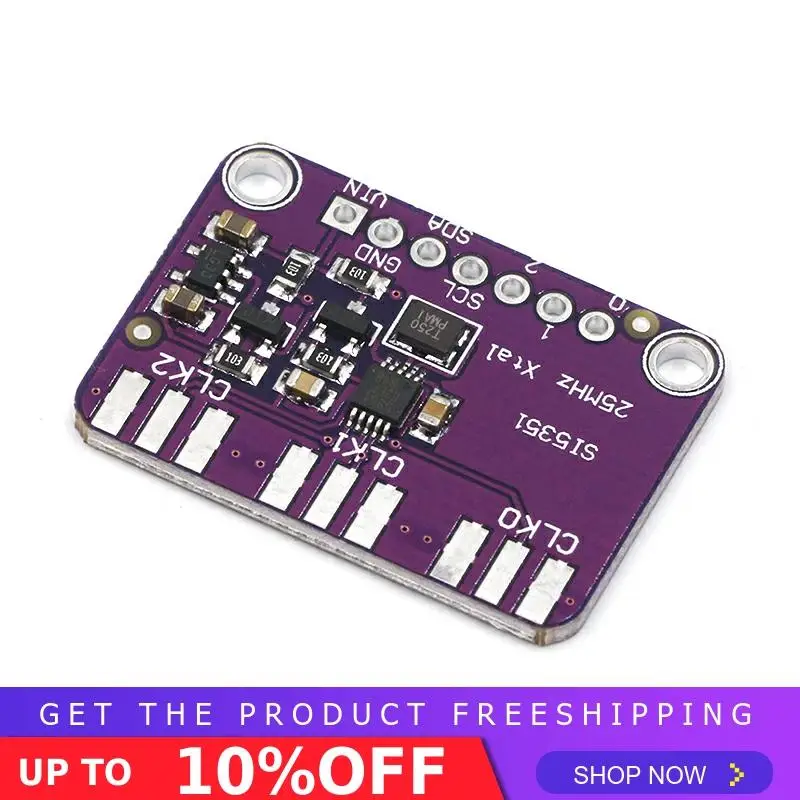 DC 3 V-5 V CJMCU-5351 Si5351A Si5351 I2C тактовый генератор коммутационная плата модуль генератор сигналов часы 8 кГц-160 МГц для Arduino