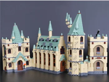 

[Funny] Large size 1340pcs The Hogwarts castle Set Building Blocks movie King's Palace model kids child gift