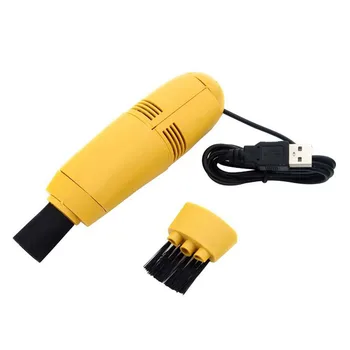 

Mini Computer Accessories Wiper Dustproof Cleaning Tools Random Color ABS For Keyboard Practical Portable USB Vacuum Cleaner
