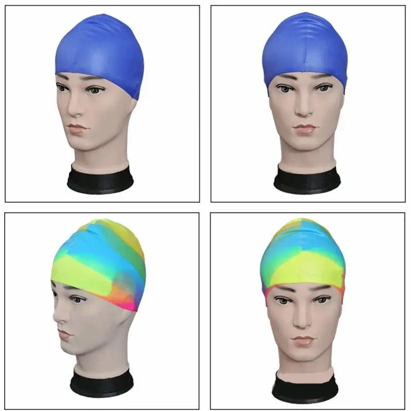 Плавающий ming cap Прочный Модный унисекс 18 цветов силиконовый спортивный плавательный головной убор эластичная шляпа аксессуары для улицы износостойкий