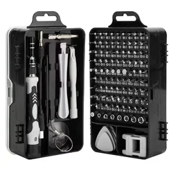 115 em 1 chave de fenda conjunto magnético torx phillips bits multifuncional precisão parafuso driver telefone pc reparação ferramentas manuais