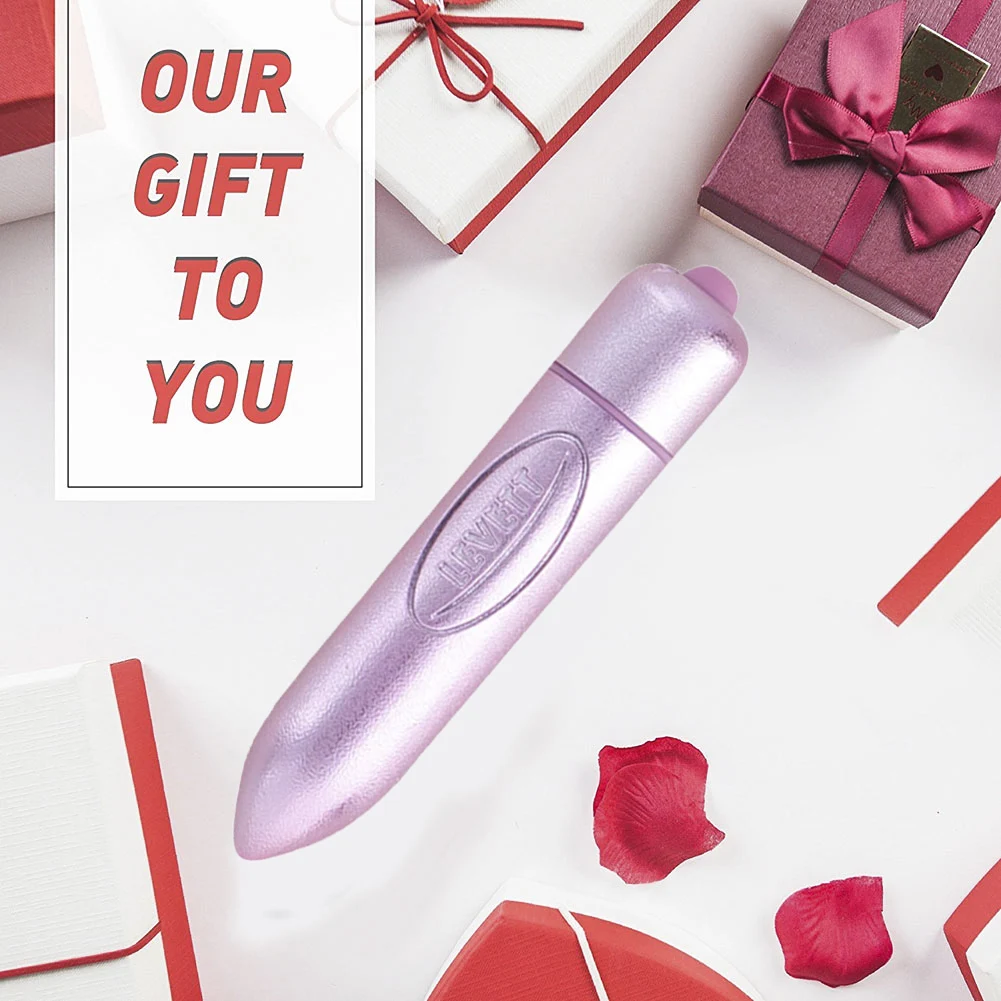 Vibromasseur Speed LEVETT 16 Bullet pour femme, jouet sexuel pour point G, stimulateur de clitoris, rouge à lèvres vibrant pour adulte_voghion.com