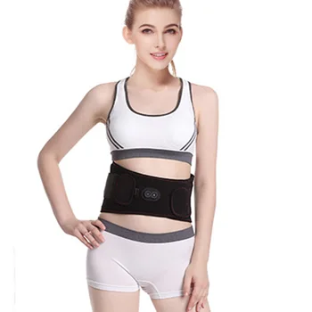 

Before after electric belt heating electric heating charging waist plate warm men women hot