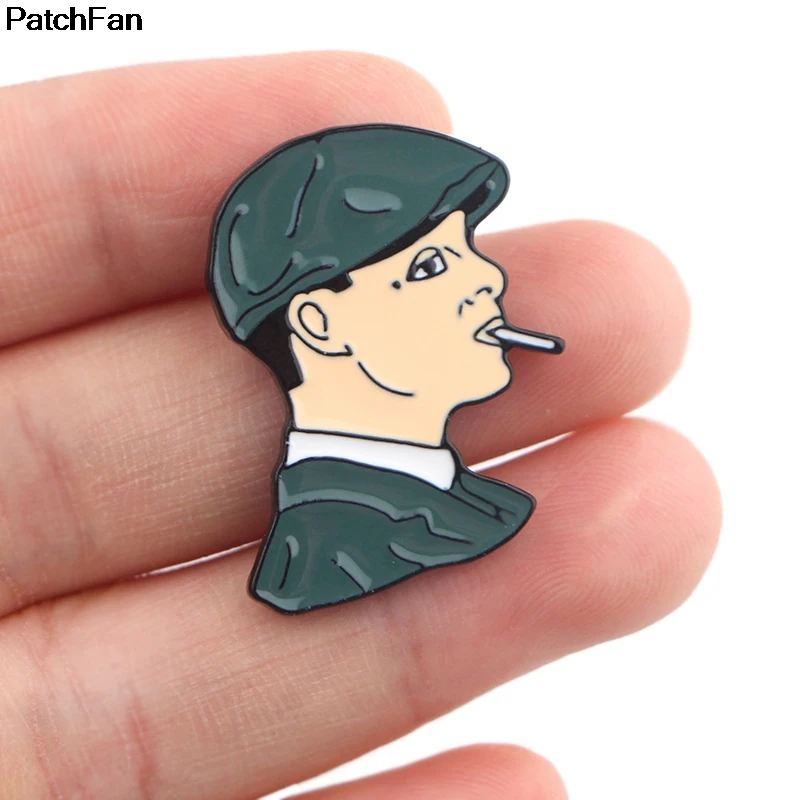 A2614 Patchfan Peaky BLINDER movie броши на булавке, значки с подвеской, украшенные ювелирные украшения, знаки отличия для рубашек, рюкзаков, сумок для одежды