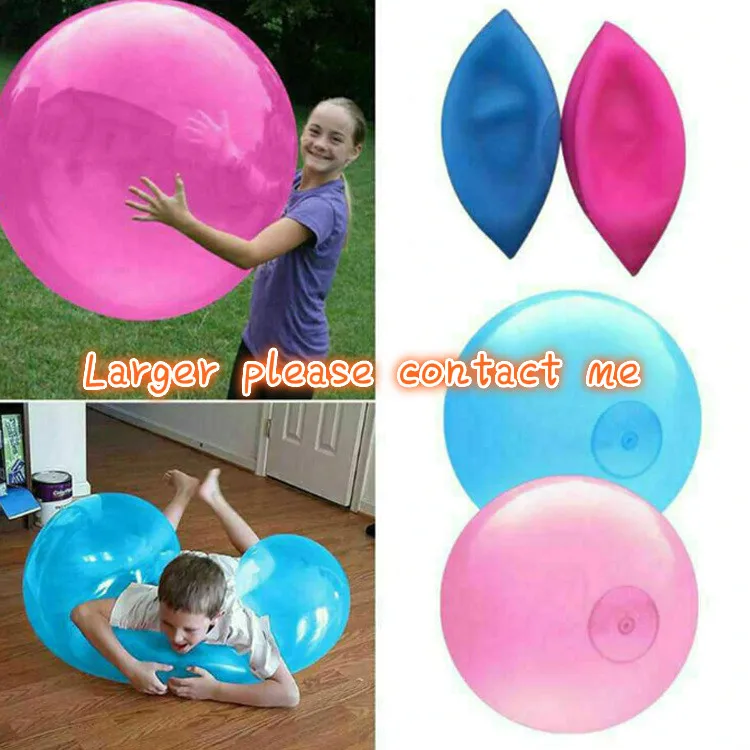 

3pcs/set Wuble Bubble Ball Creative TPR Children's Toy Elastic Ball Oversized Inflatable Ball Water Injection Bubble Ball