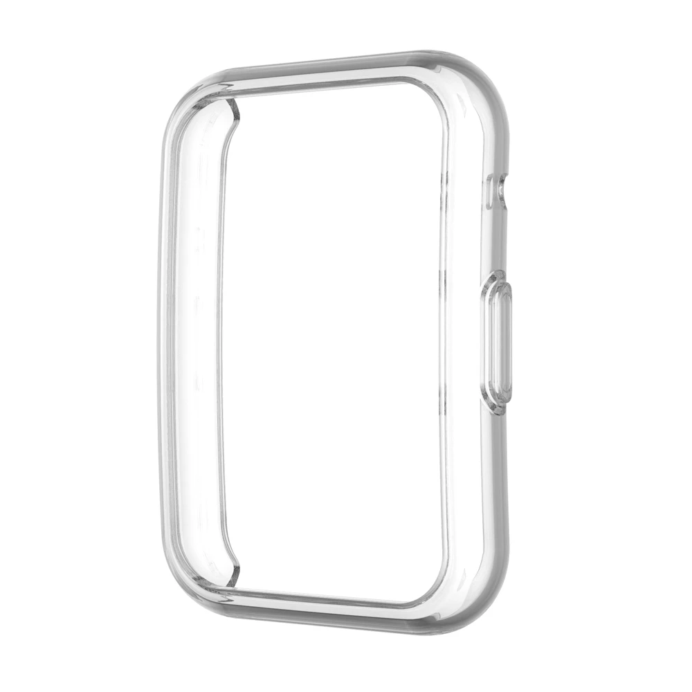 TPU Protective Watch Case Cover with Full Screen Glass