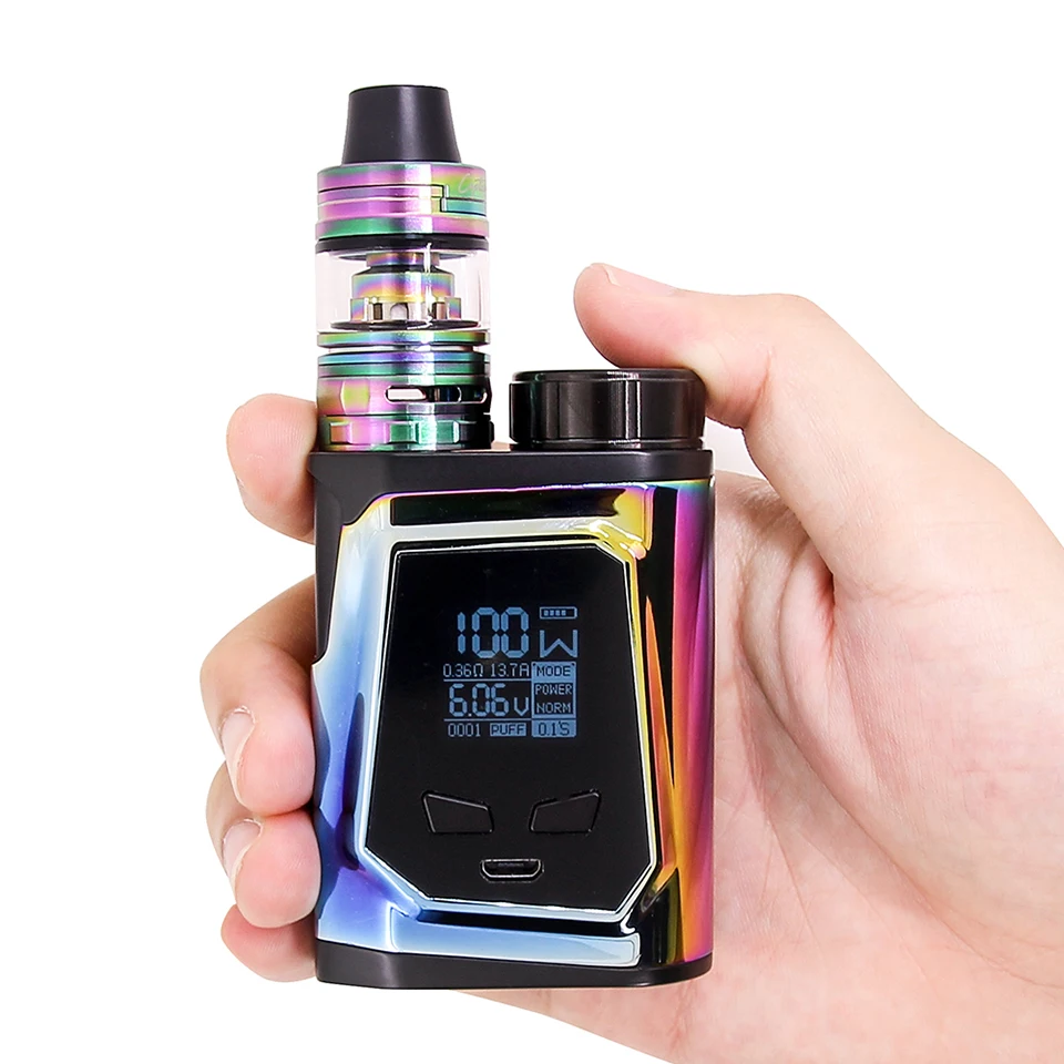 Cleanrance IJOY CAPO 100 Вт Vape комплект с 21700 батареей 3000 мАч TC Box Mod 0 96 дюймов экран 2 мл