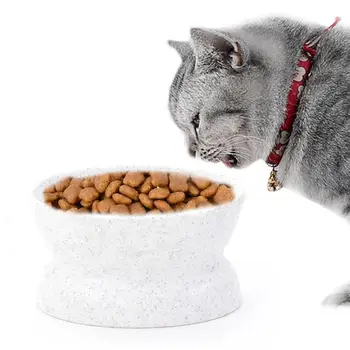 

1pcs Creative Pet Bowl Novelty Dual Sides Tilt Mouth Water Bowl Pet Food Bowl for Dogs Cats