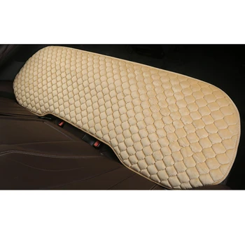 

Plush Car Seat Cover Winter Warm Auto Back Rear No Backrest Car Seat Cushion Pad Interior Accessories Protector Universal Auto