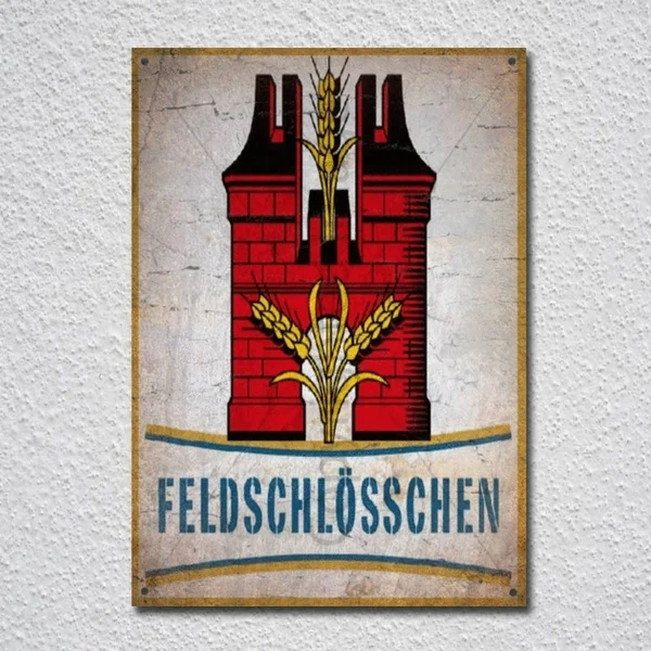 Feldschl Sschen Bier Lager Vintage 