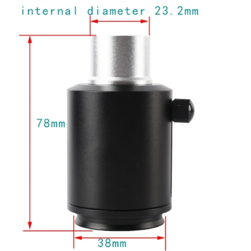 

Volumetric Microscope CCD Industrial Microscope Camera Adapter 38MM / C-Type Interface for Trinocular Microscope