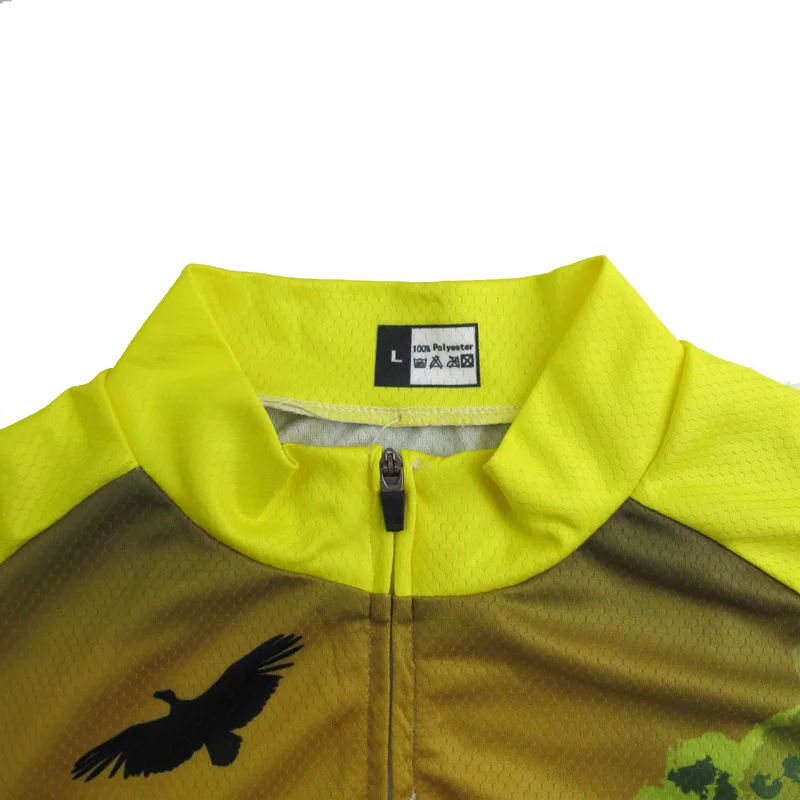 Для мужчин короткий рукав Велоспорт Джерси ropa Ciclismo велосипед одежда Джерси велосипедная одежда Maillot Открытый велосипед одежда Джерси молния
