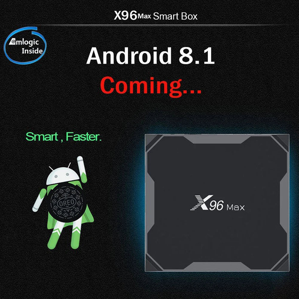 X96 Max tv Box Android 9,0 S905X2 Smart 4K сетевая приставка медиаплеер 4 Гб ОЗУ 64 Гб ПЗУ X96