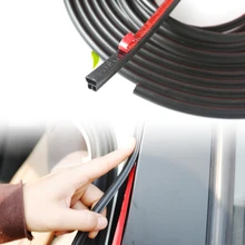 Универсальный L тип автомобиля Стайлинг автомобиля края двери уплотнения полосы резиновый уплотнитель Уплотнительная наклейка авто Интерьер багажника отделка Аксессуары