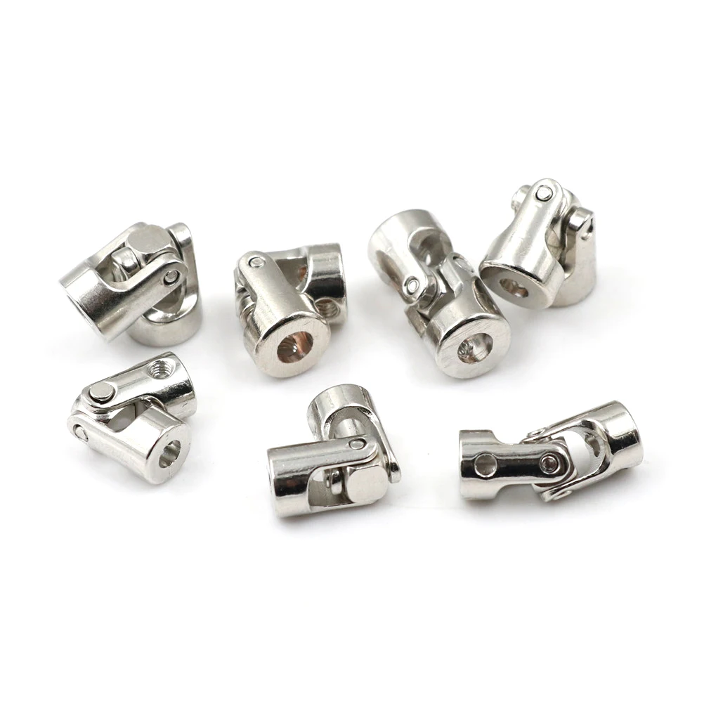 Metal Cardan Joint Gimbal Couplings Universal Joint for 4*3mm/4*4mm/5*4mm/5*5mm/5*6/6*6mm RC Boat Parts Accessarie