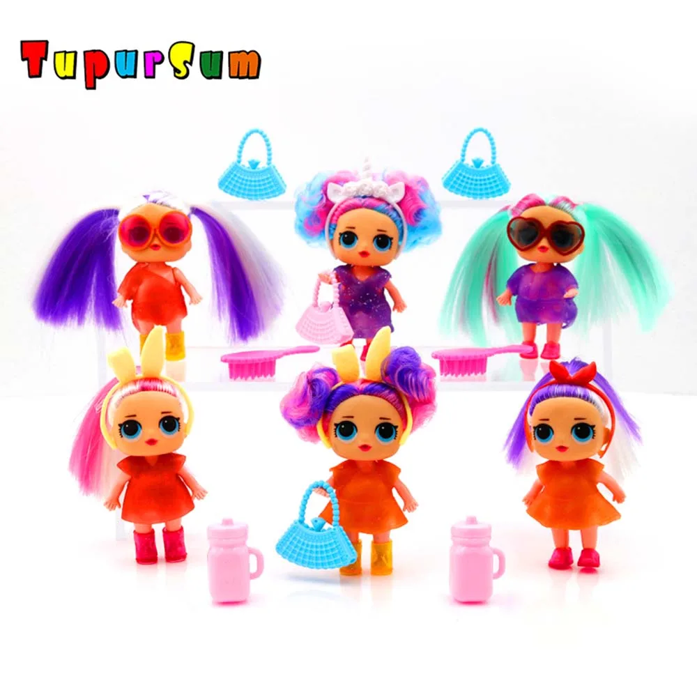 

Original Lolss SURPIRSE Dolls 5th Generation HAIR Magic DIY Random lols dolls Action Figure model Girl Baby toy Birthday gift