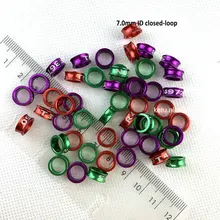 50 шт алюминиевый сплав замкнутому циклу птица ножные кольца вихруна попугай Канарские Финча ленты для ног Цвет-случайный 50 шт алюминиевый сплав замкнутому циклу птица ножные кольца вихруна попугай Канарские Финча ленты для ног Цвет-случайный