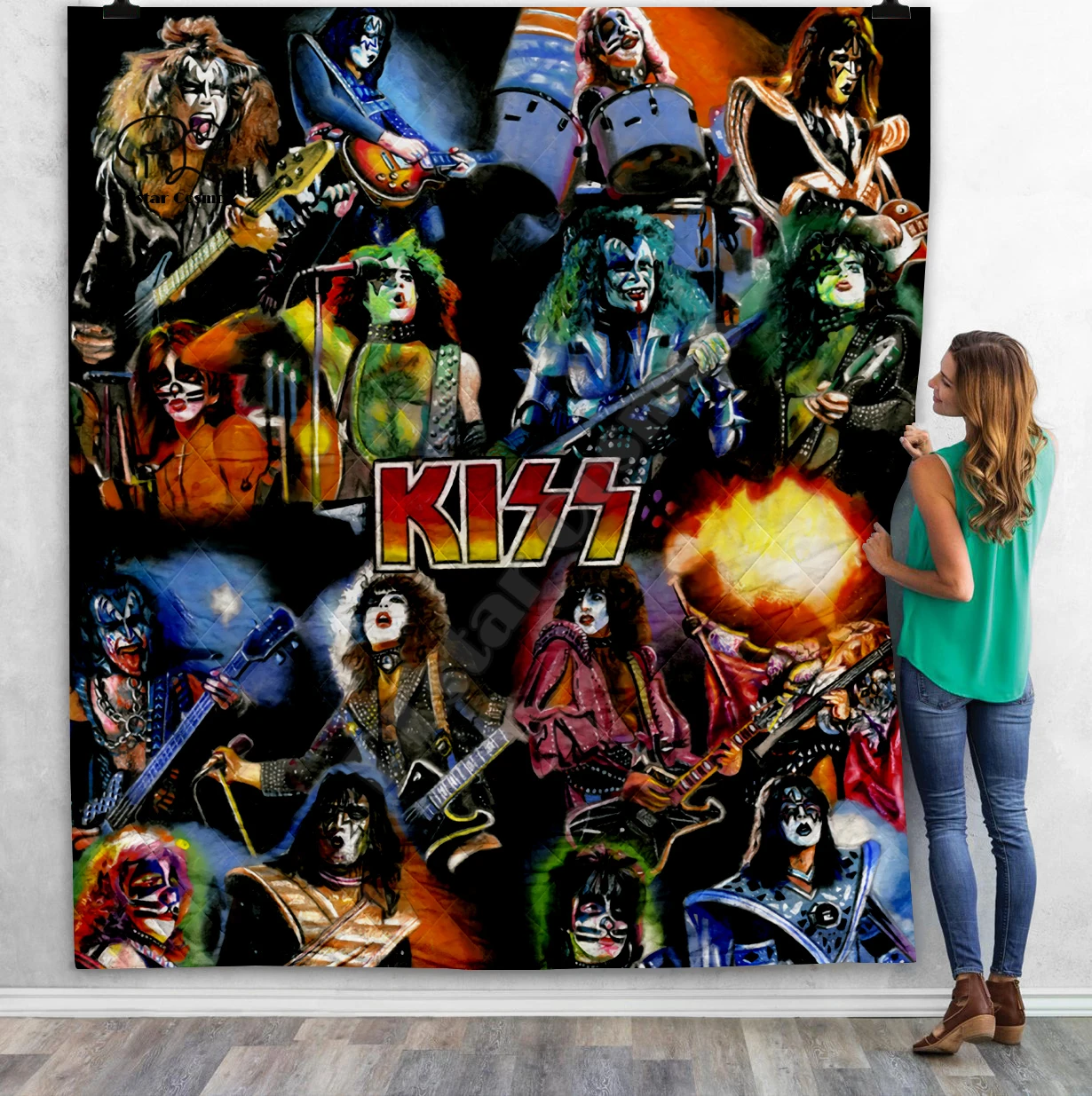 KISS Rock & Roll All Nite вечерние 3D одеяло для детей взрослых постельные принадлежности