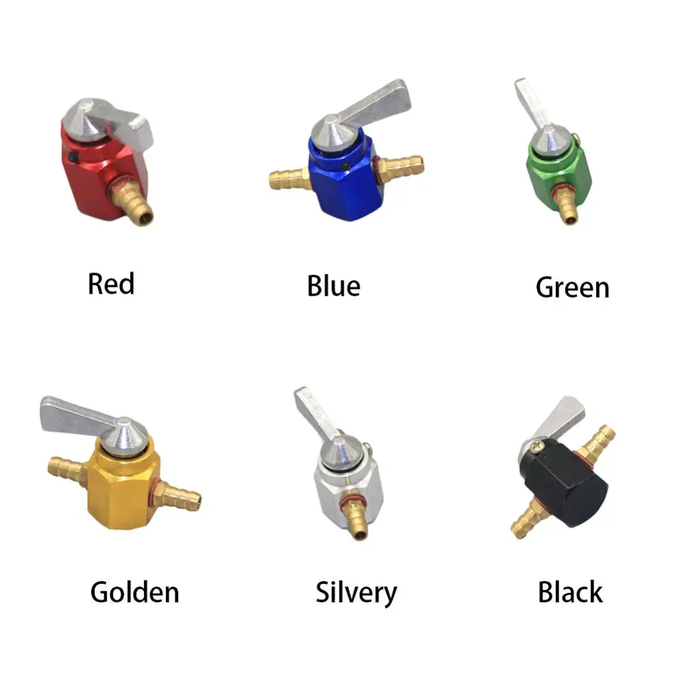 Универсальный Встроенный 6 мм встроенный бензиновый/топливный кран для